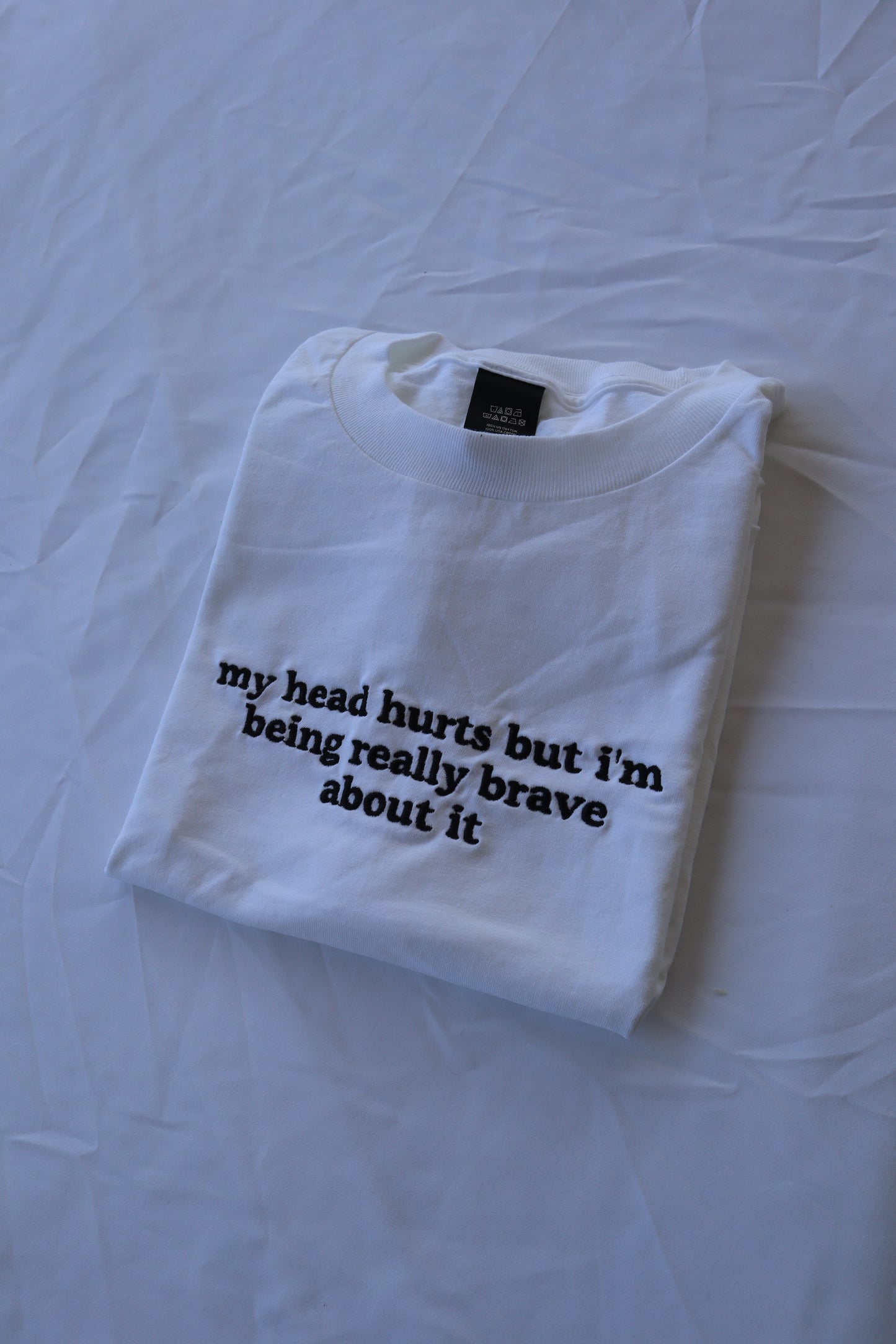 My Head Hurts and I'm Being Really Brave About It, Hoodie or Crew Neck Long Sleeve, Classic fit, Unisex, Adult