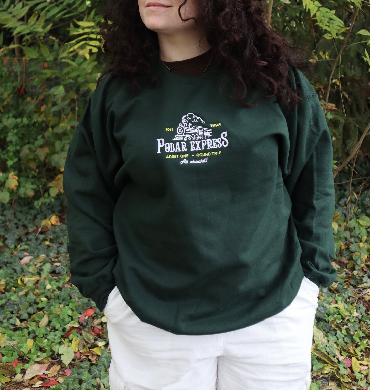 Christmas Polar Express Hoodie or Crew Neck, Long Sleeve, Classic fit, Unisex, Adult