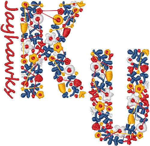 KU Embroidery Machine Digital File Download