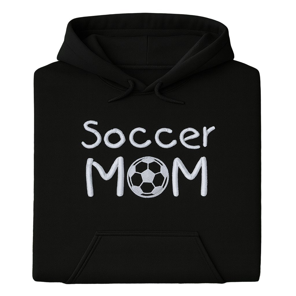 Soccer Mom, Hoodie or Crewneck, Long Sleeve, Classic fit, Adult Female