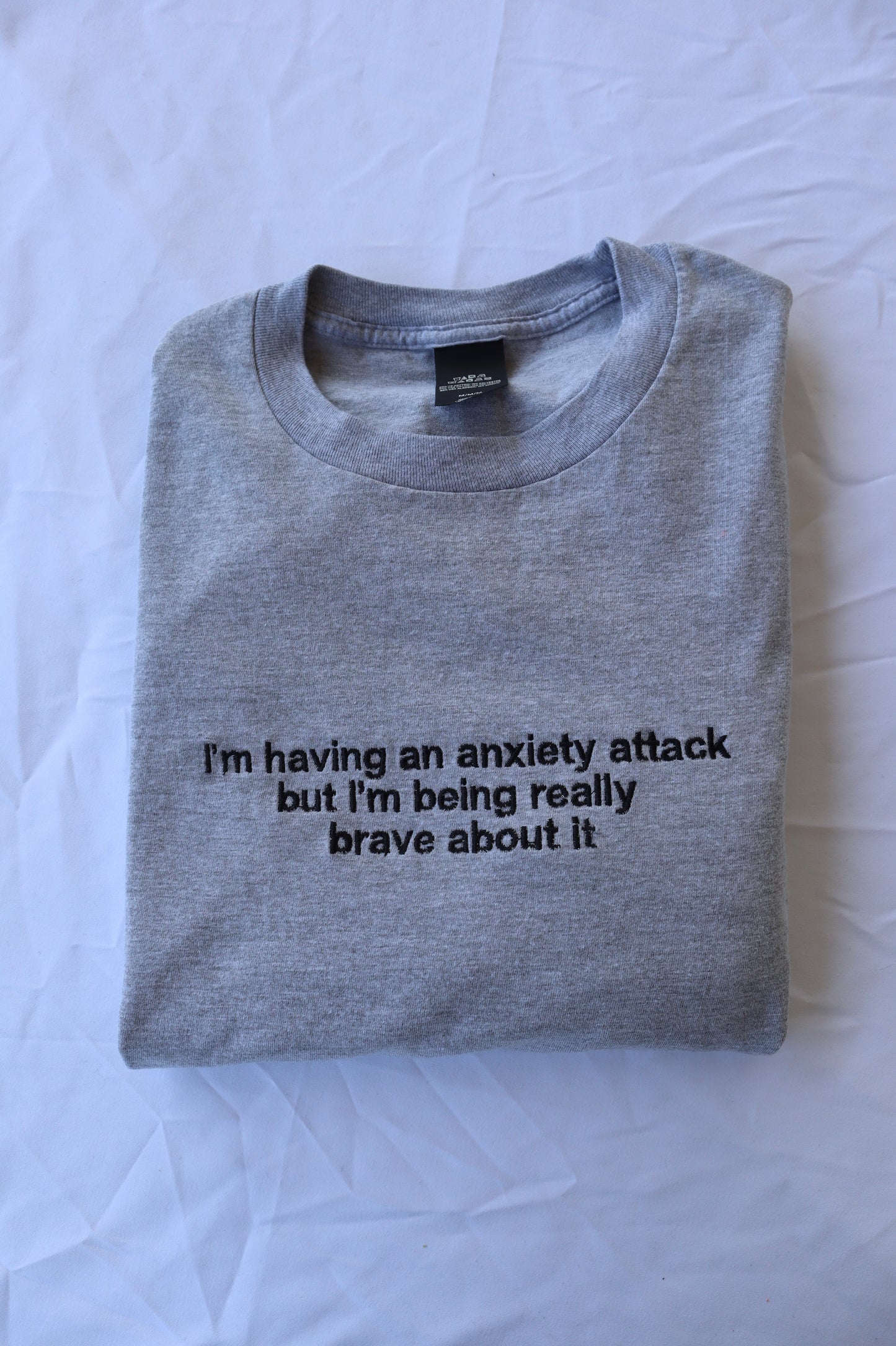 I'm Having An Anxiety Attack, Hoodie or Crew Neck Long Sleeve, Classic fit, Unisex, Adult