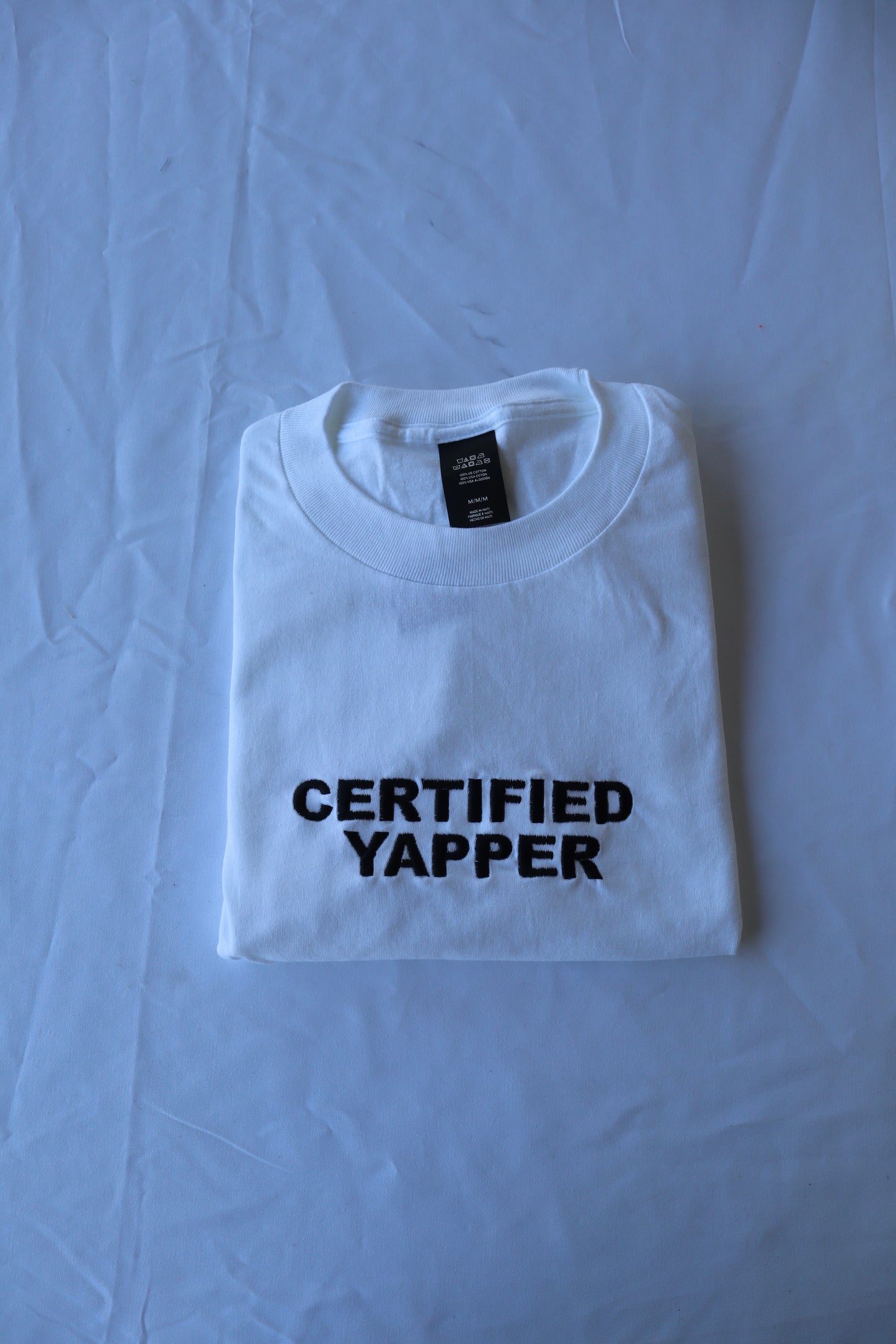 Certified Yapper, Hoodie or Crew Neck Long Sleeve, Classic fit, Unisex, Adult