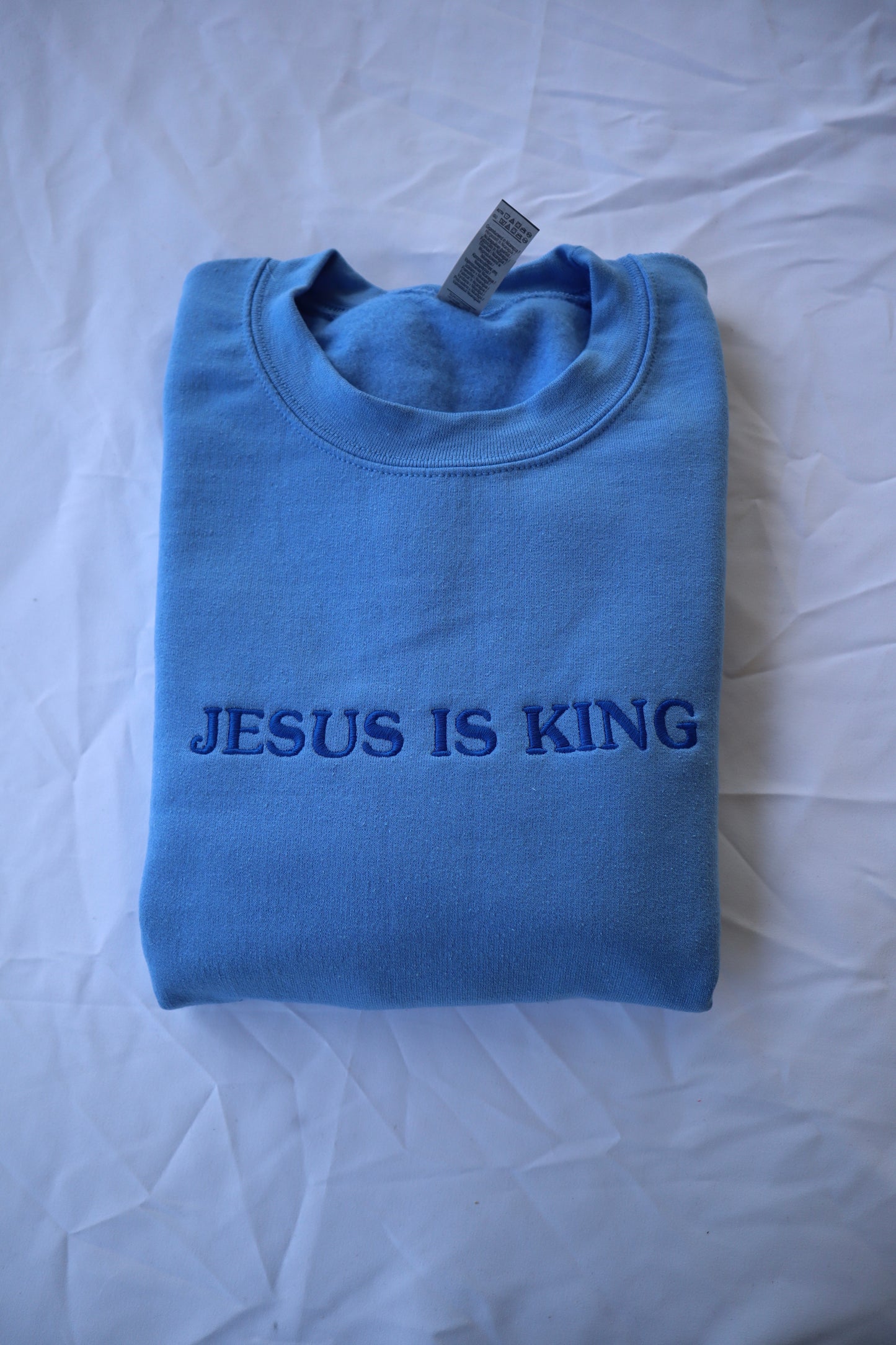 Jesus Is King, Long Sleeve, Classic Fit, Unisex Adult, Hoodie or Crew Neck Sweatshirt