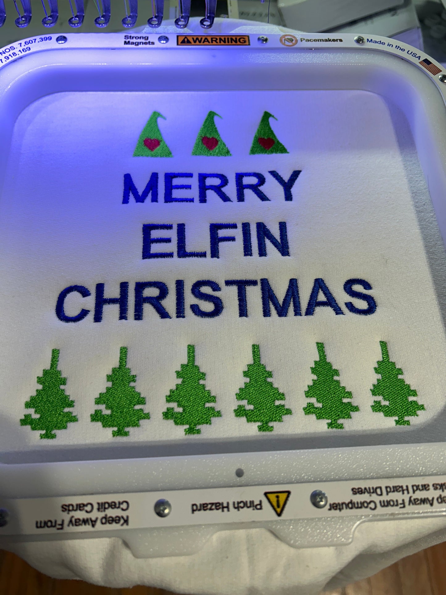 Merry Elfin Christmas, Long Sleeve, Classic Fit, Unisex Adult, Hoodie or Crew Neck Sweatshirt