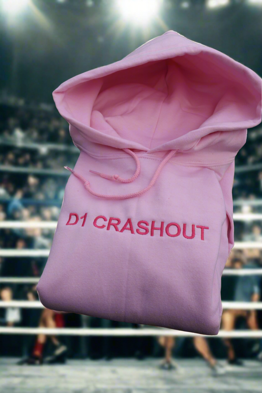 D1 CRASHOUT Hoodie or Crew Neck, Long Sleeve, Classic fit, Unisex, Adult
