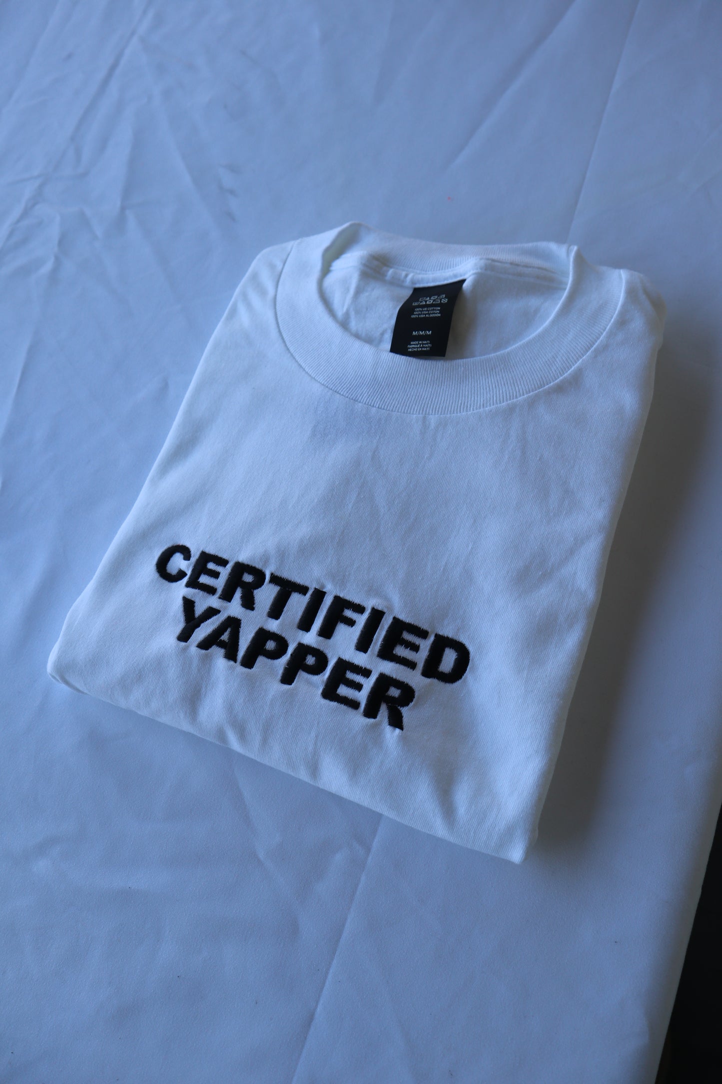 Certified Yapper, Hoodie or Crew Neck Long Sleeve, Classic fit, Unisex, Adult