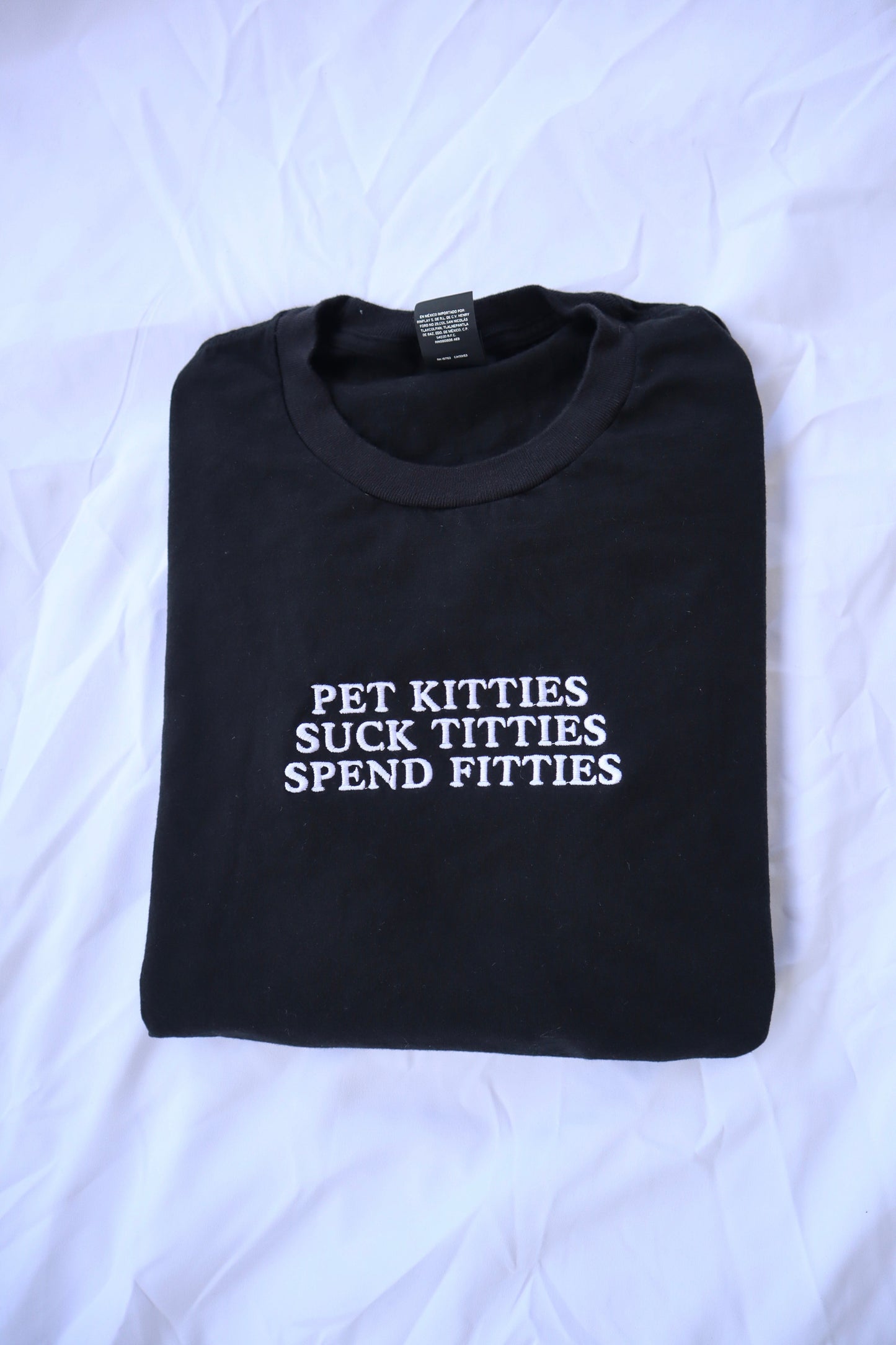 Pet Kitties Spend Fitties, Long Sleeve, Classic Fit, Unisex Adult, Hoodie or Crew Neck Sweatshirt