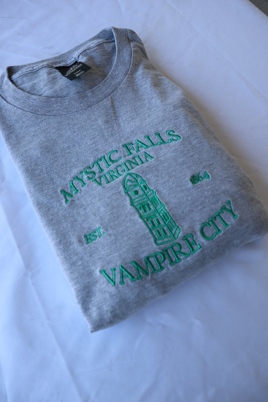 Vampire City, Long Sleeve, Classic Fit, Unisex Adult, Hoodie or Crew Neck Sweatshirt