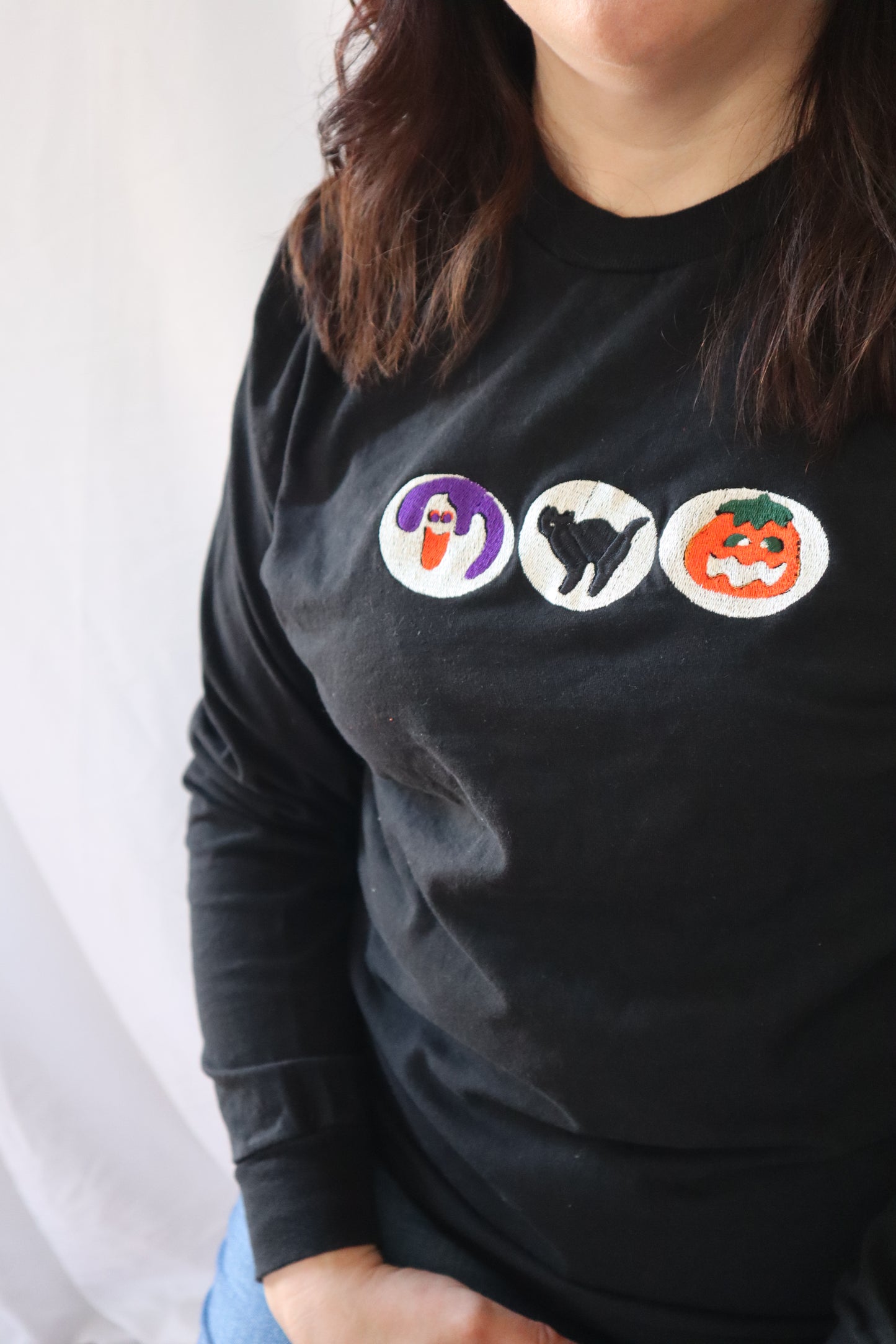 Halloween Sugar Cookies, Long Sleeve, Classic Fit, Unisex Adult, Hoodie or Crew Neck Sweatshirt