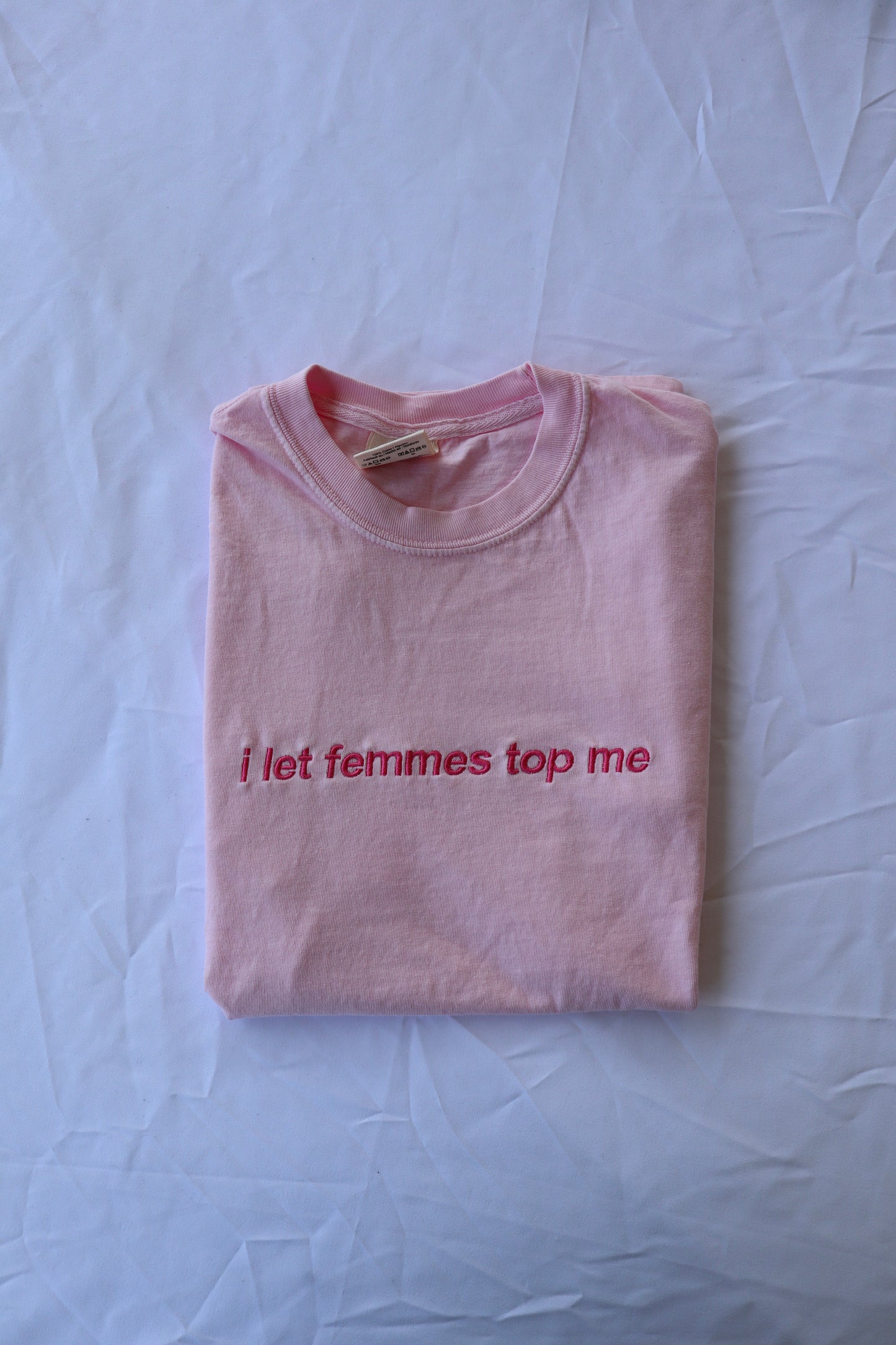 I Let Femmes Top Me, Hoodie or Crew Neck Long Sleeve, Classic fit, Unisex, Adult