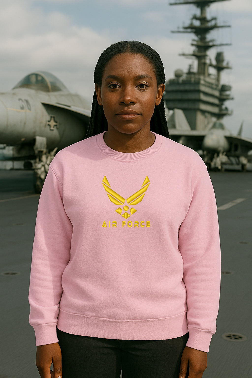 U.S. Air Force, Long Sleeve, Classic Fit, Unisex Adult, Hoodie or Crew Neck Sweatshirt