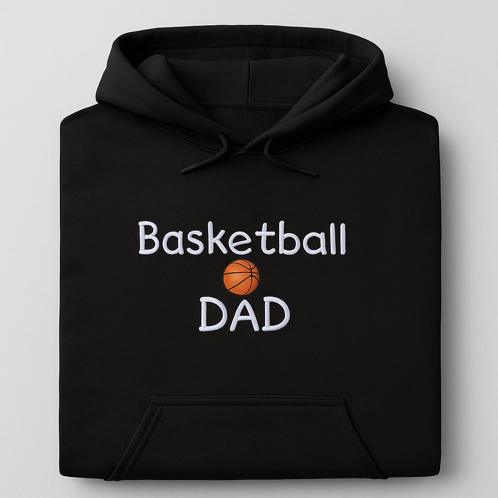 Basketball Dad, Hoodie or Crewneck, Long Sleeve, Classic fit, Adult Male