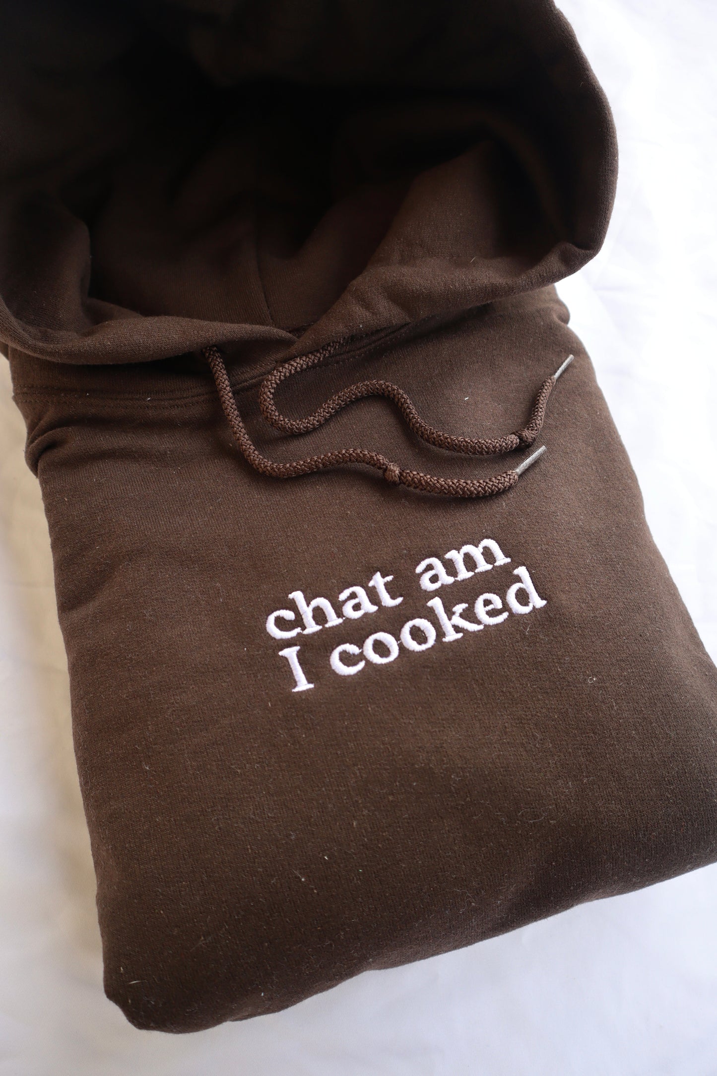 Chat Am I Cooked Hoodie or Crew Neck, Long Sleeve, Classic fit, Unisex, Adult