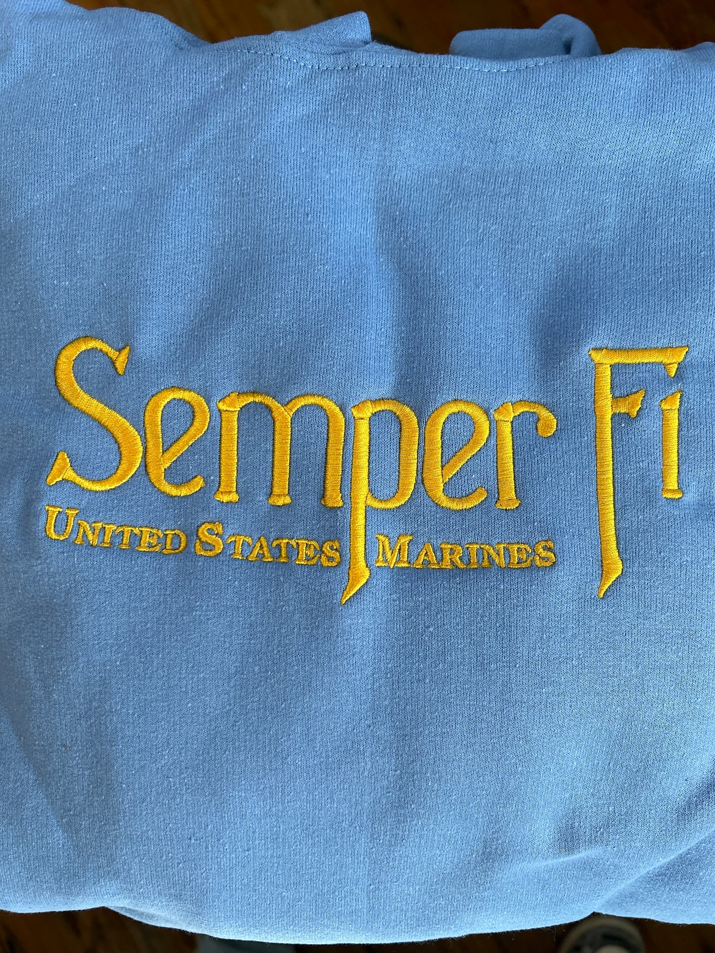 Semper Fi United States Marines, Long Sleeve, Classic Fit, Unisex Adult, Hoodie or Crew Neck Sweatshirt