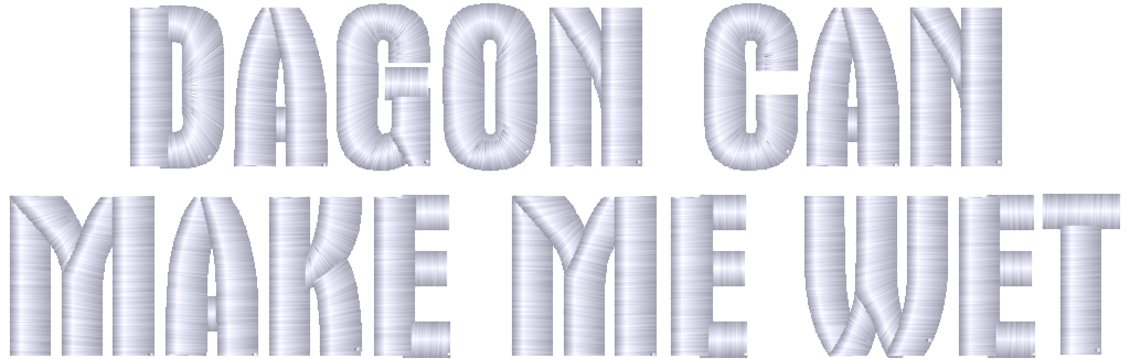 Embroidered, Dagon Can Make Me Wet, Hoodie or Crew Neck Long Sleeve, Classic fit, Unisex, Adult