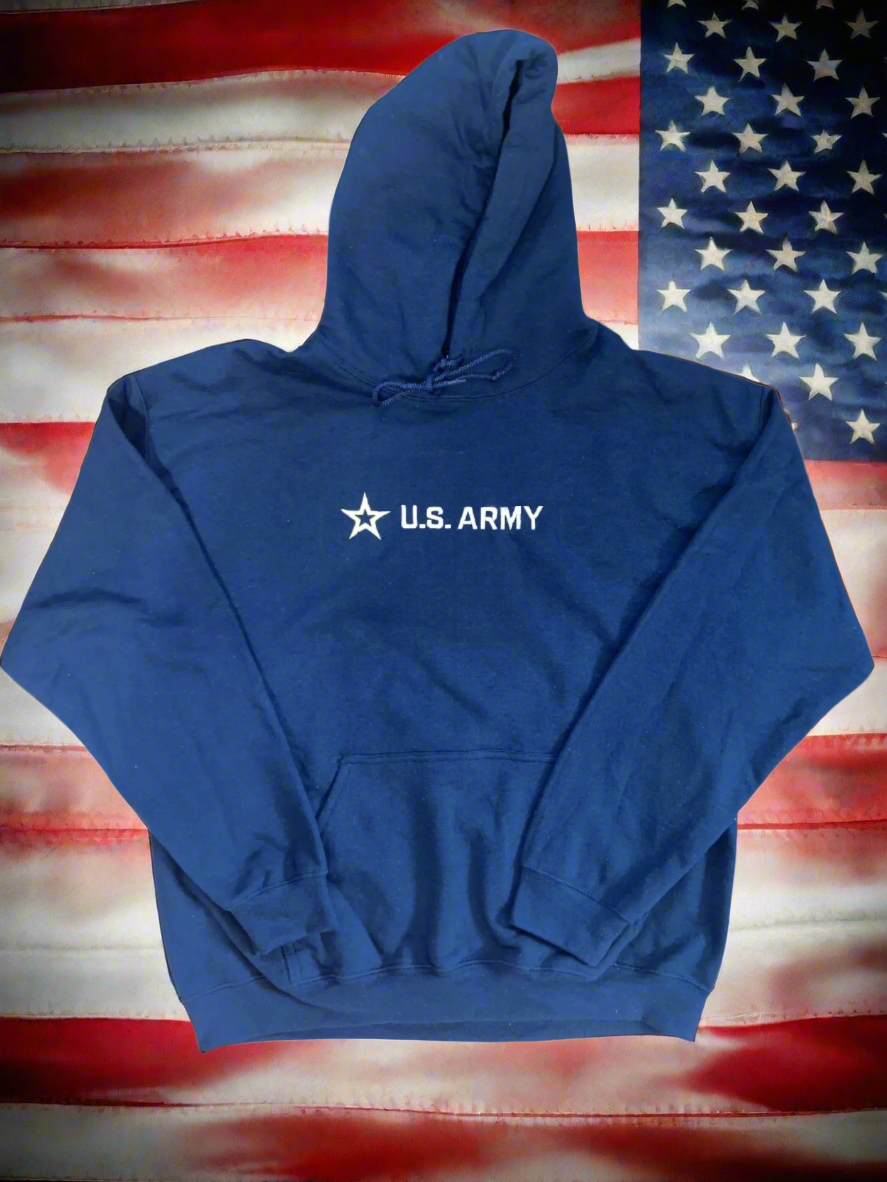 U.S. ARMY, Long Sleeve, Classic Fit, Unisex, Adult, Hoodie or Crew Neck Sweatshirt