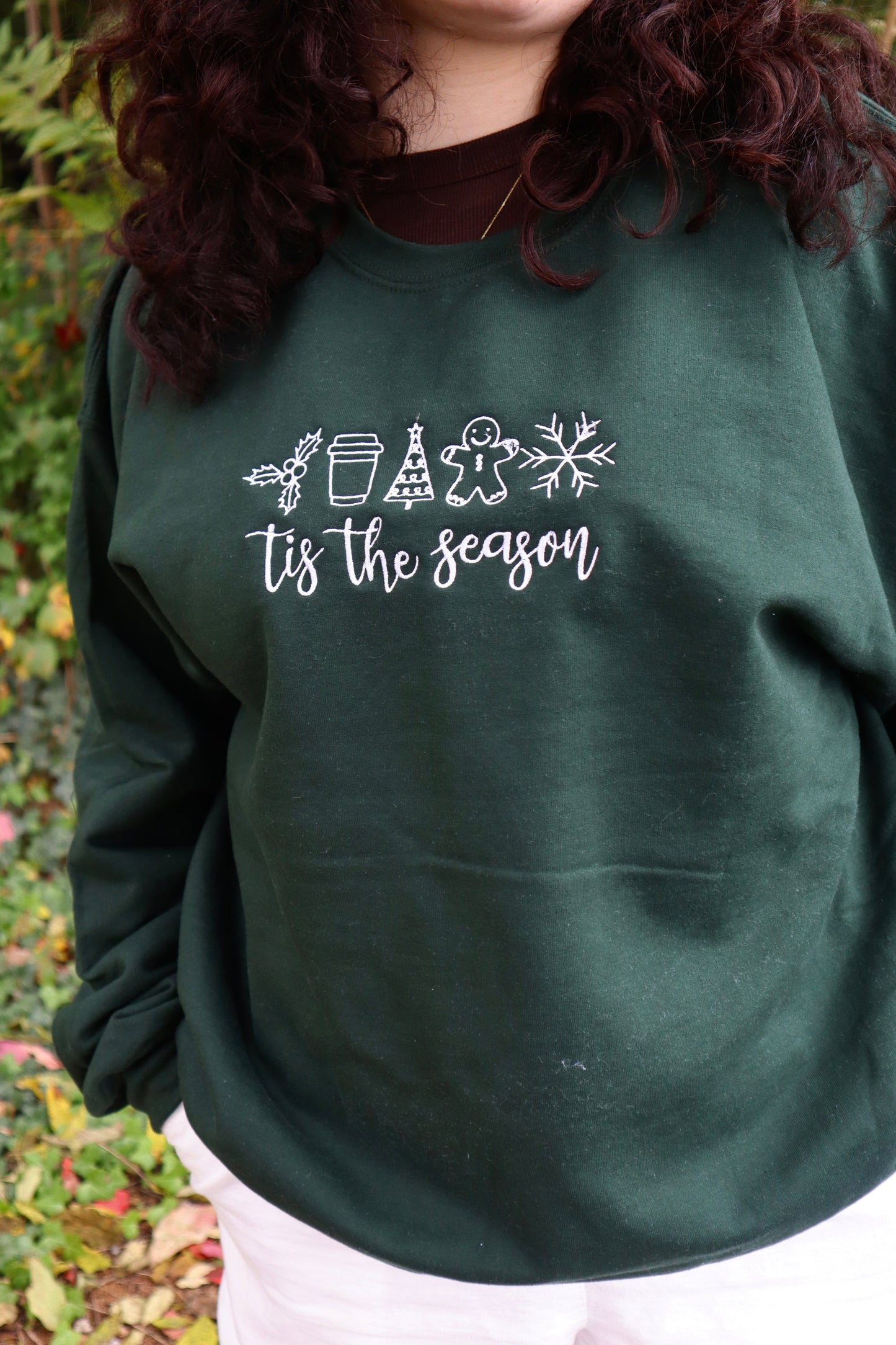 Christmas Tis The Season Hoodie or Crew Neck, Long Sleeve, Classic fit, Unisex, Adult