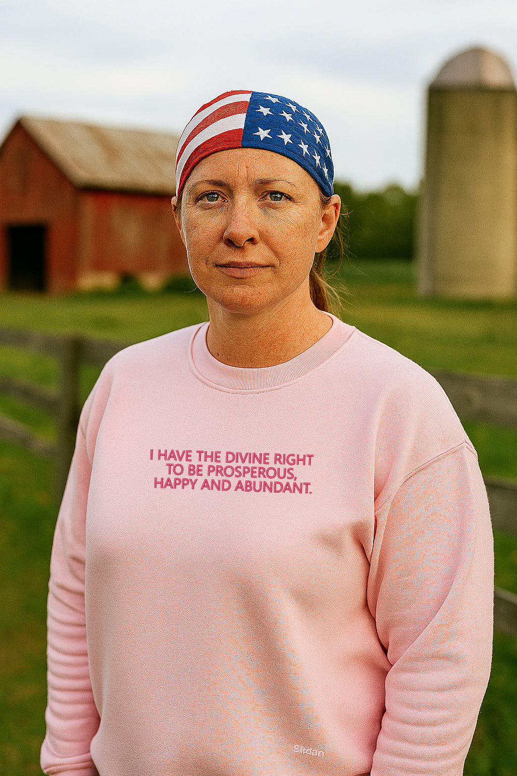 Embroidered I Have The Divine Right Hoodie or Crewneck Sweatshirt, Unisex, Classic Fit, Long Sleeve, Adult