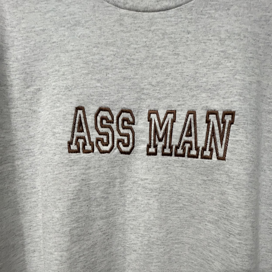 ASS MAN, Short Sleeve, Modern Classic Fit, Unisex, Adult T-Shirt