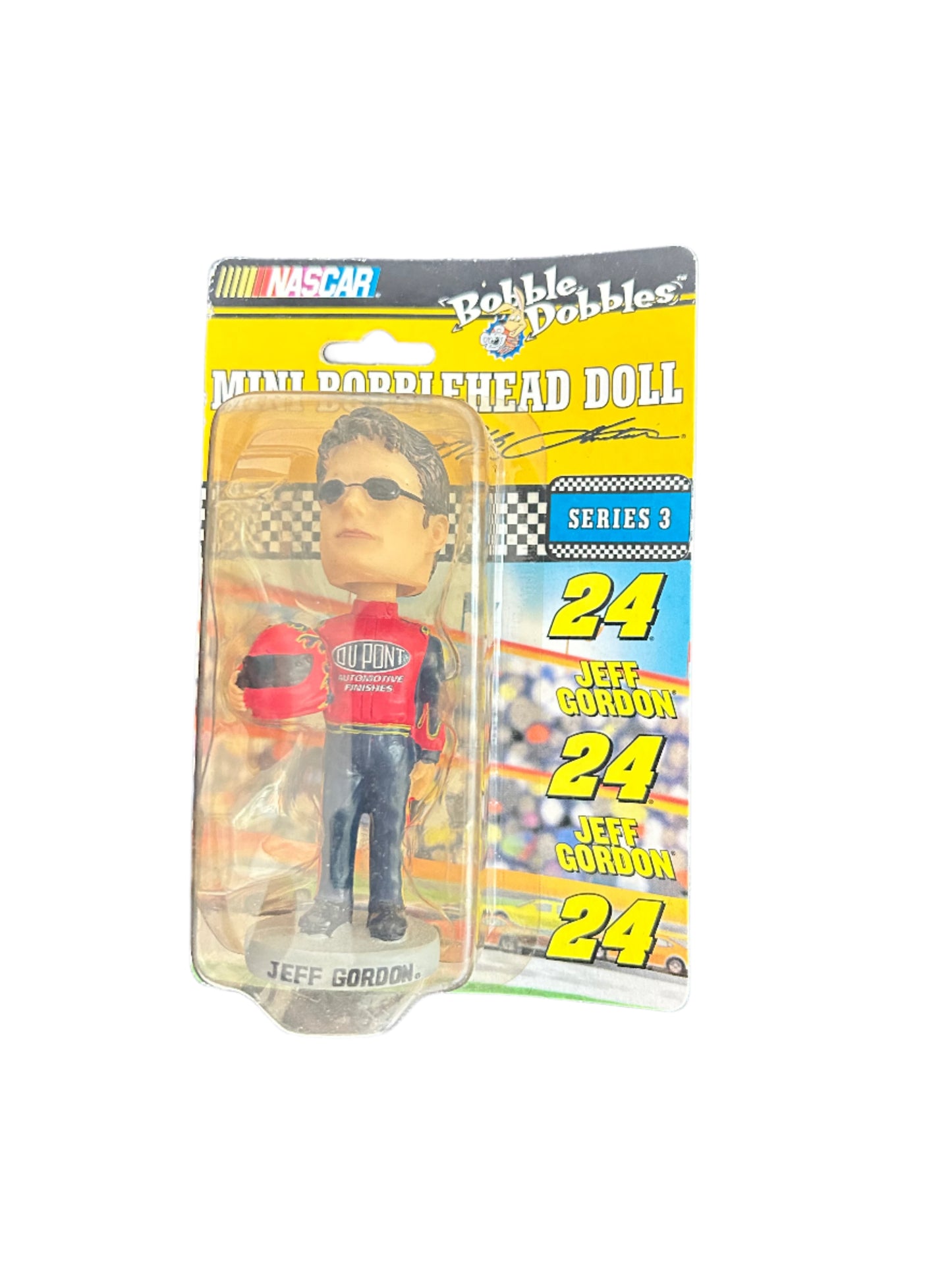 Bobble Dobble bobblehead Nascar Jeff Gordon 24 mini NIP