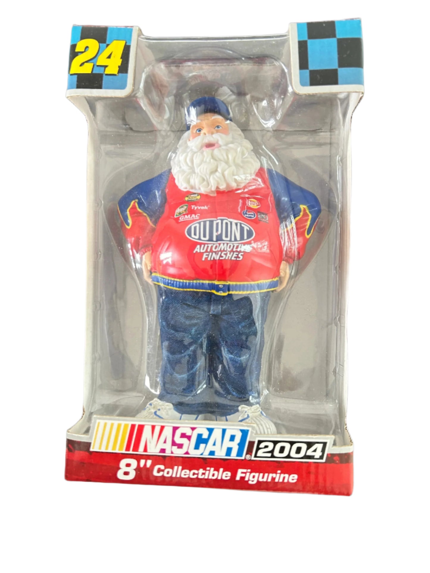 JEFF GORDON 24 TREVCO 2003 NASCAR RACING 8" DUPONT Santa FIGURINE