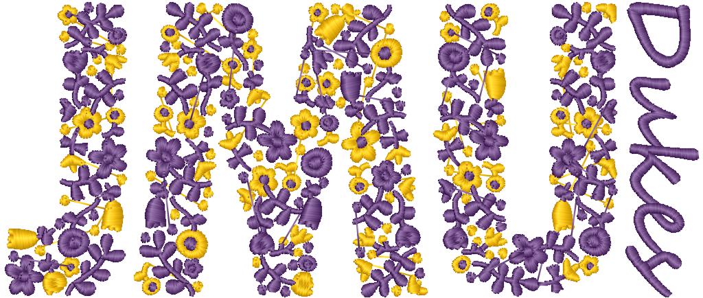 Floral Embroidery JM Design, Machine Embroidery File, Instant Download