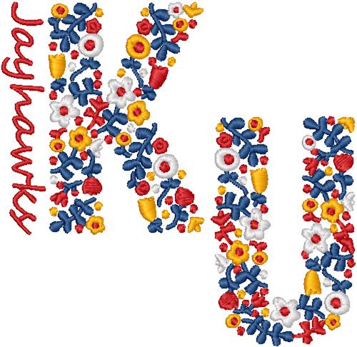 KU Embroidery Machine Digital File Download