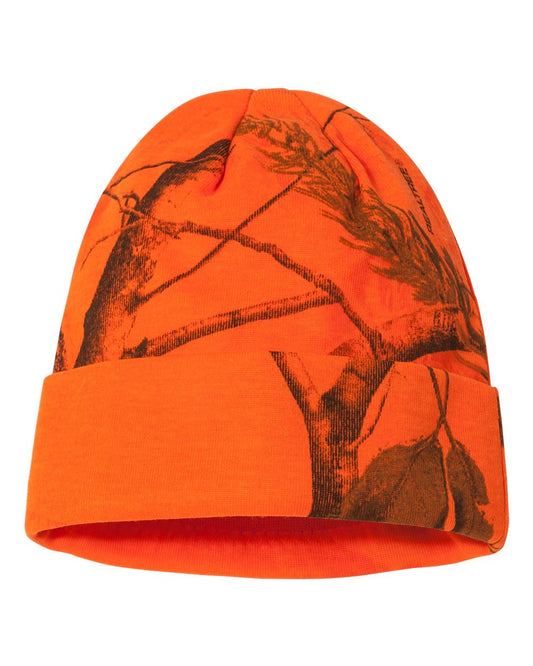 Camo Beanie – 8” or 12” Classic Fit, One Size | Rugged Streetwear Warmth with Acrylic Lining"