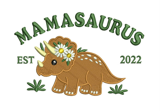 MAMASAURUS Embroidery Machine File