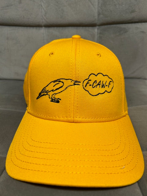 F-CAW-F Crow Hat - Unisex Embroidered Statement Cap