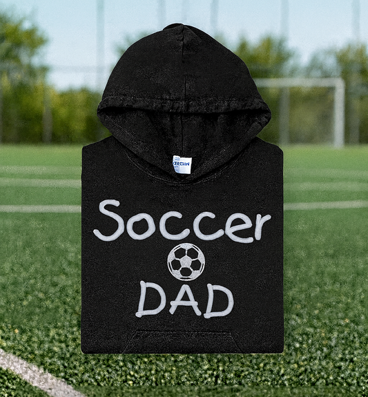 Soccer Dad, Hoodie or Crewneck, Long Sleeve, Classic fit, Adult Male